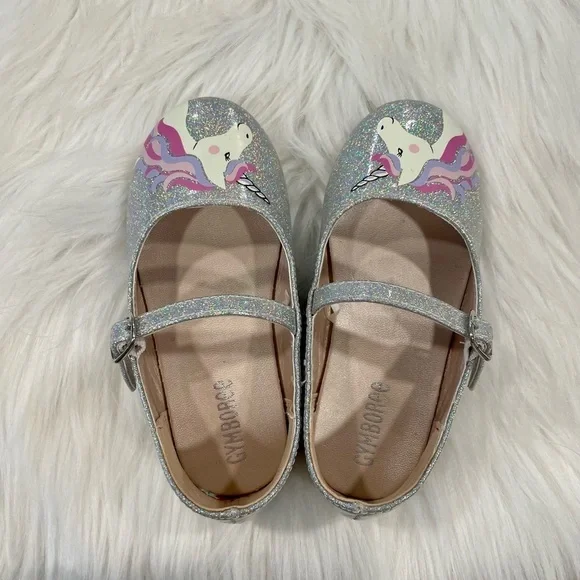 Gymboree - Unicorn Ballet Flats - Size 8 - Picture 4 of 8
